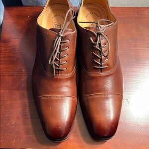 Men's Brown Leather Oxford Shoes